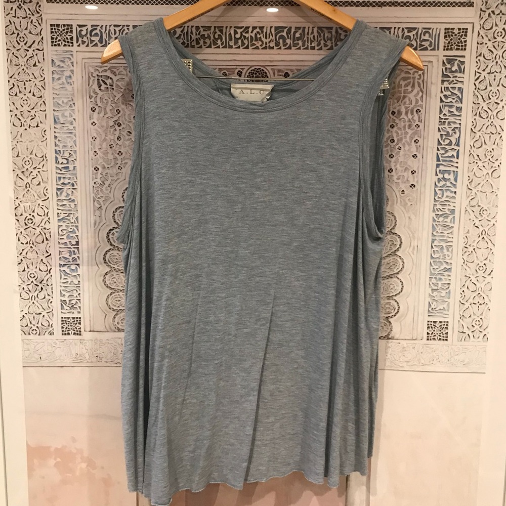 A.L.C. Blue Open Back Top - S